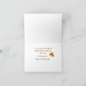 Carte Bénédictions de l'assistant administratif à l'Acti (Intérieur)