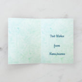 Carte Bénédictions de Noël Belles paroles (Intérieur)