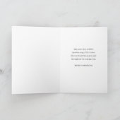 Carte Bénédictions de Noël de nous tous (Intérieur)