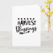Carte Bénédictions de récolte (Fleur jaune)