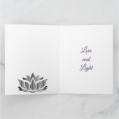 Carte Bénédictions de Reiki Obtenez de bonnes salutation (Intérieur)