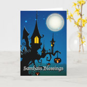 Carte 'Bénédictions de Samhain (Fleur jaune)