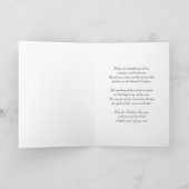 Carte Bénédictions du chat noir de Samhain Joyeux Samhai (Intérieur)