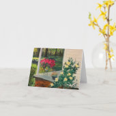 Carte Bénédictions du lieu de naissance (Fleur jaune)