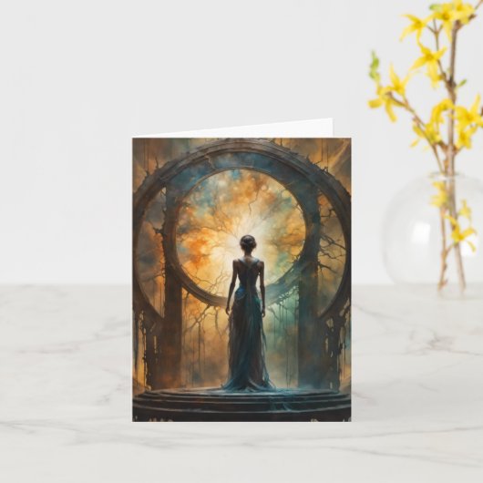 Carte Bénédictions impliques (Fleur jaune)