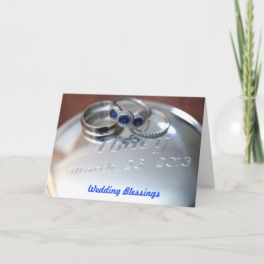 Carte Bénédictions mariages (Devant)