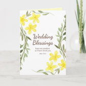 Carte Bénédictions mariages Bible Verse Jean 15 Religieu (Devant)