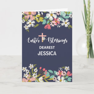 Carte Bénédictions nommées faites sur commande de Pâques