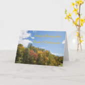 Carte Bénédictions pour la fête des Tabernacles (Fleur jaune)