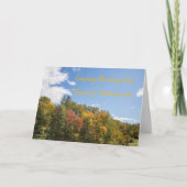 Carte Bénédictions pour la fête des Tabernacles (Devant)