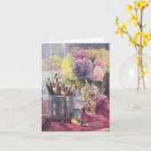 Carte Bénédictions réservées (Fleur jaune)