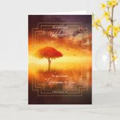 Carte Bénévolat Christian Thessaloniens Merci (Fleur jaune)