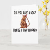 Carte Bengale Amoureux des chats Dons Propriétaire De Ch (Fleur jaune)