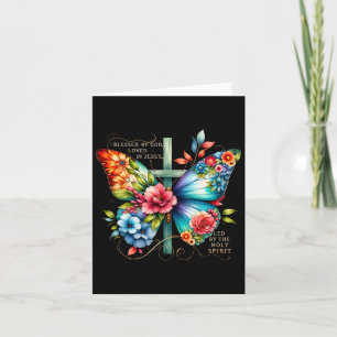Carte Béni Par Dieu Aime Par Jésus Jour de Pâques