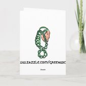 Carte Béni Samhain ; Script De Théban Violet (Dos)