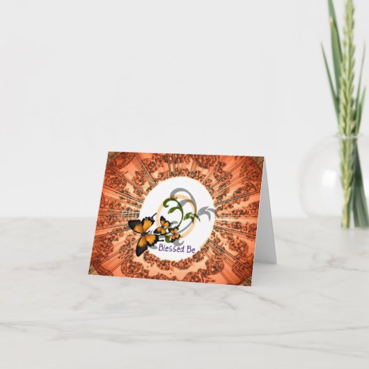 Carte béni soyez encouragement (Devant)