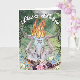 Carte Bénie Beltane Sabbat Vacances Wiccan