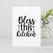 Carte Bénir Cette Cuisine (Debout devant)