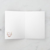 Carte Bénissez votre coeur (fleurs roses) (Intérieur)