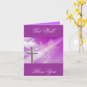 Carte Bénissez-vous (Fleur jaune)