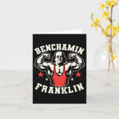 Carte Benjamin Benchamin Franklin Bench Press Bodybuildi (Fleur jaune)