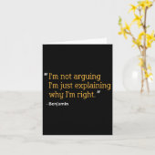 Carte Benjamin Citation Cadeau Drôle Anniversaire Na per (Fleur jaune)