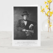 Carte Benjamin Disraeli, ęr comte de Beaconsfield (Fleur jaune)