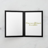 Carte Benjamin Franklin Joyeux anniversaire (Intérieur)