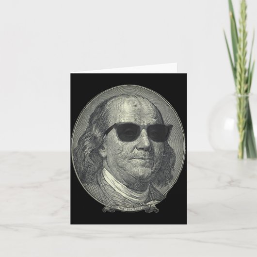 Carte Benjamin Franklin The Benjamin Its All About (Devant)
