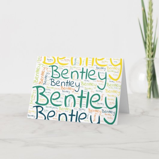 Carte Bentley (Devant)