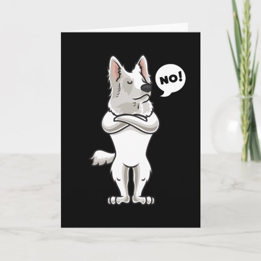 Carte Berbère Berger Blanc Suisse (Devant)