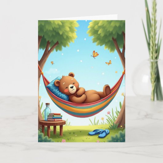 Carte Berceau de l'Ours Mignon (Devant)