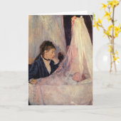 Carte Berceau par Berthe Morisot (Fleur jaune)