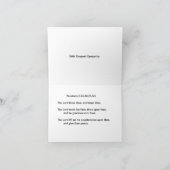 Carte Bereavement Card (Intérieur)