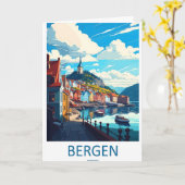 Carte Bergan 1 (Fleur jaune)