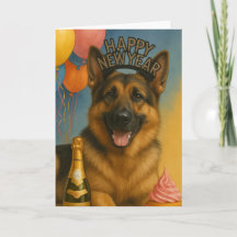 Berger Allemand Bonne Année
