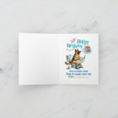 Carte Berger allemand drôle Anniversaire (Intérieur)