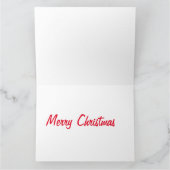 Carte Berger allemand et Père Noël (Intérieur)