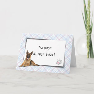 Carte Berger Allemand Sur Plaid Pet Perdre Sympathie