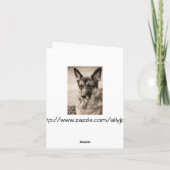 Carte berger allemande (Dos)