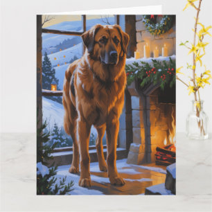 Carte Berger Anatolien Avec Lumières De Noël