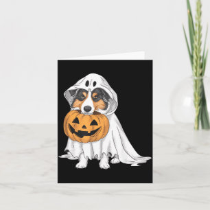 Carte Berger Australien Chien Fantôme Halloween