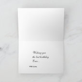 Carte Berger australien - joyeux anniversaire (Intérieur)