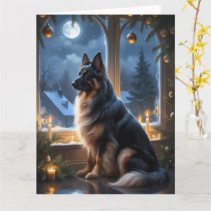 Carte Berger Belge Avec Lumières De Noël