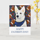 Carte Berger blanc allemand (Fleur jaune)