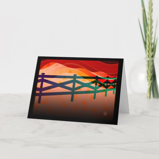 Carte berger Red Sky (Devant)