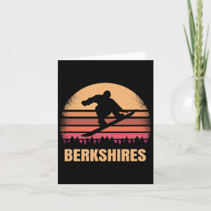 Carte Berkshires Machusetts Snowboard Extérieur Mois 80