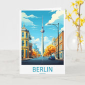 Carte Berlin 3 (Fleur jaune)