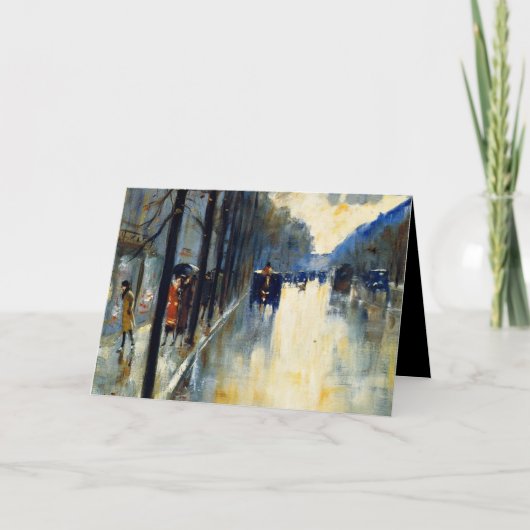 Carte Berlin Street à la fin de l'automne, (Devant)