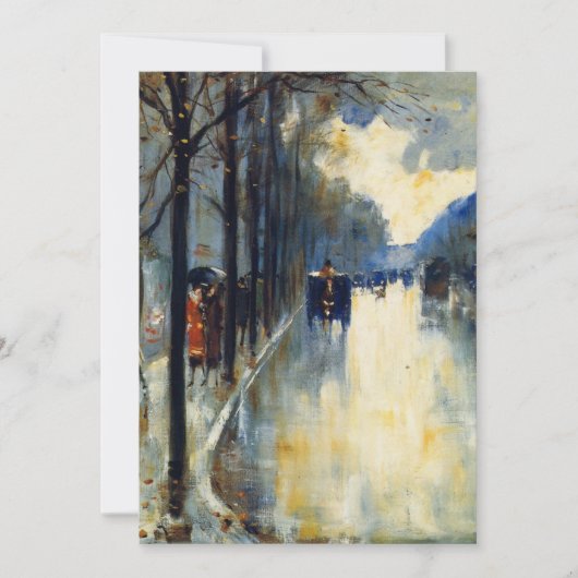 Carte Berlin Street à la fin de l'automne, (Devant)